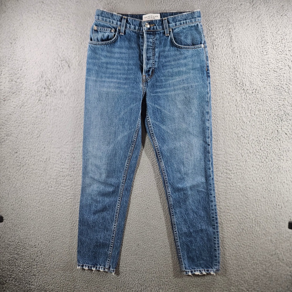 Derek Lam 10 Crosby Lou High Rise Classic Skinny Jeans Blue 27
